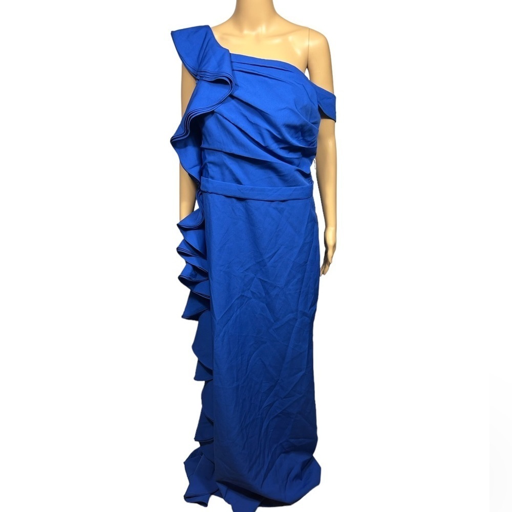 NEW Lanting Bride Bridal Dress L Royal Blue Wedding Formal Preppy Maxi Gown